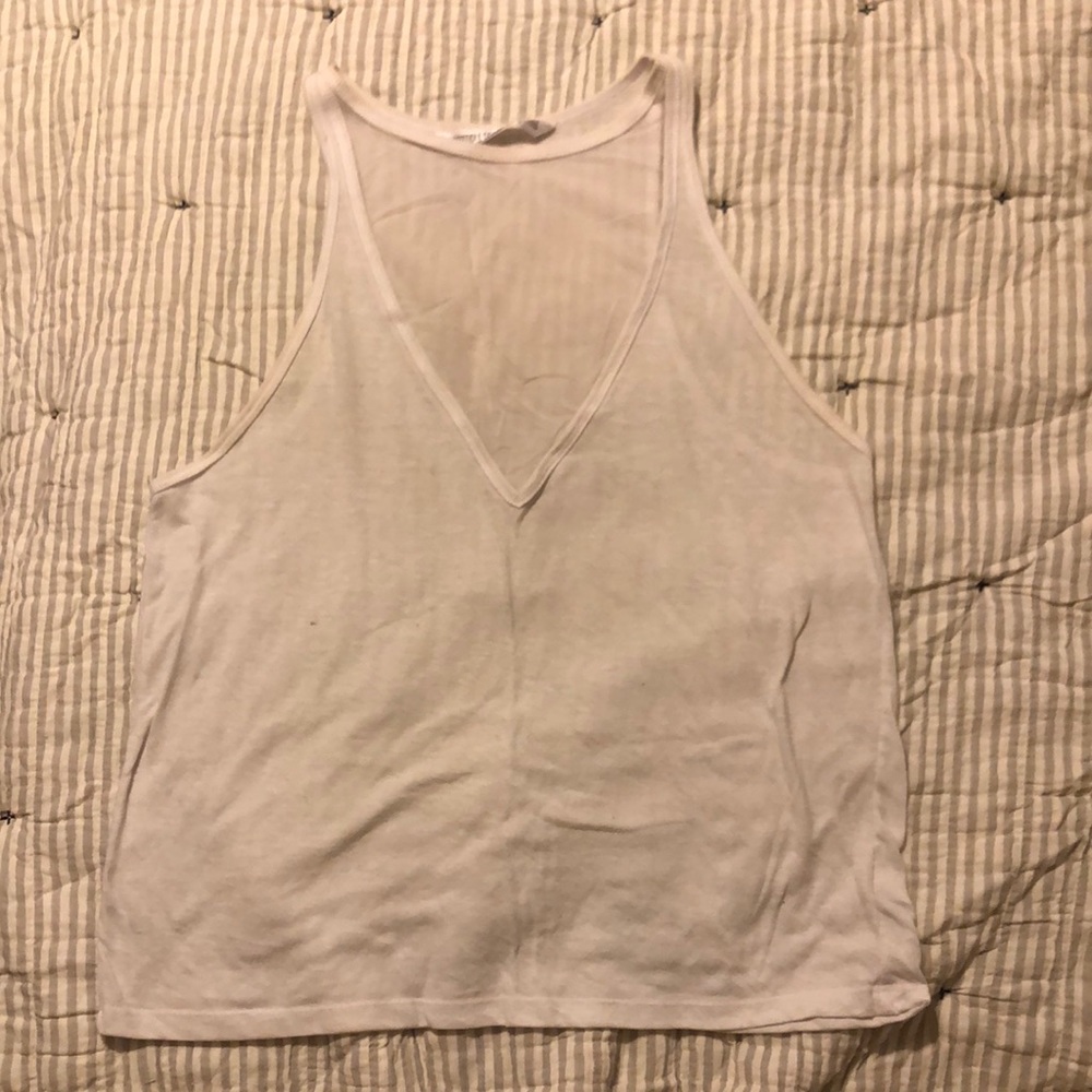 White Victoria sport tank top